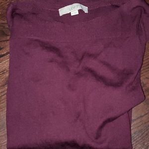 Dark Purple Ann Taylor Loft Sweater size M